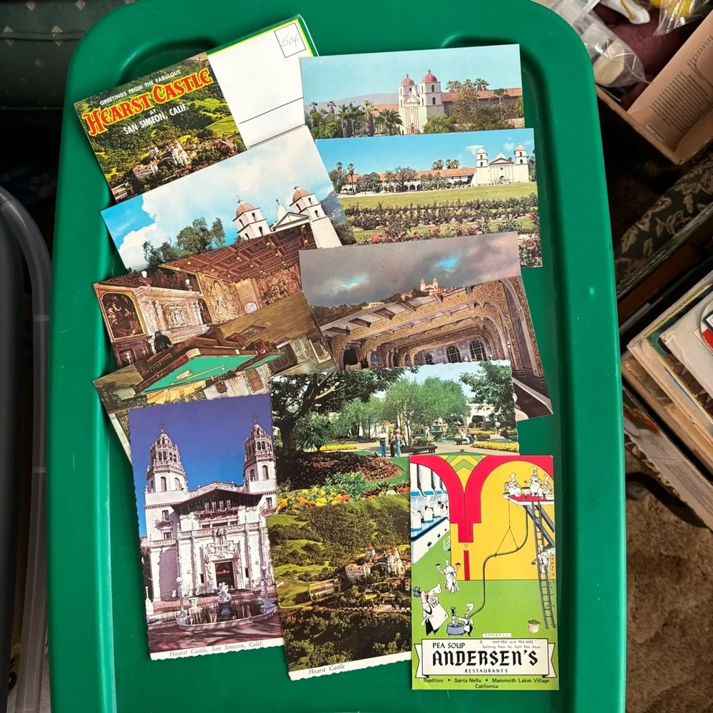 Vintage Lot of 20 Postcards Andersen’s Pea Soup Retro Advertising California